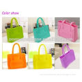 trendy factory silicone hand bag for ladies shopping